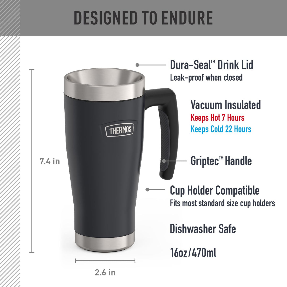 ICON SERIES Stainless Steel Mug