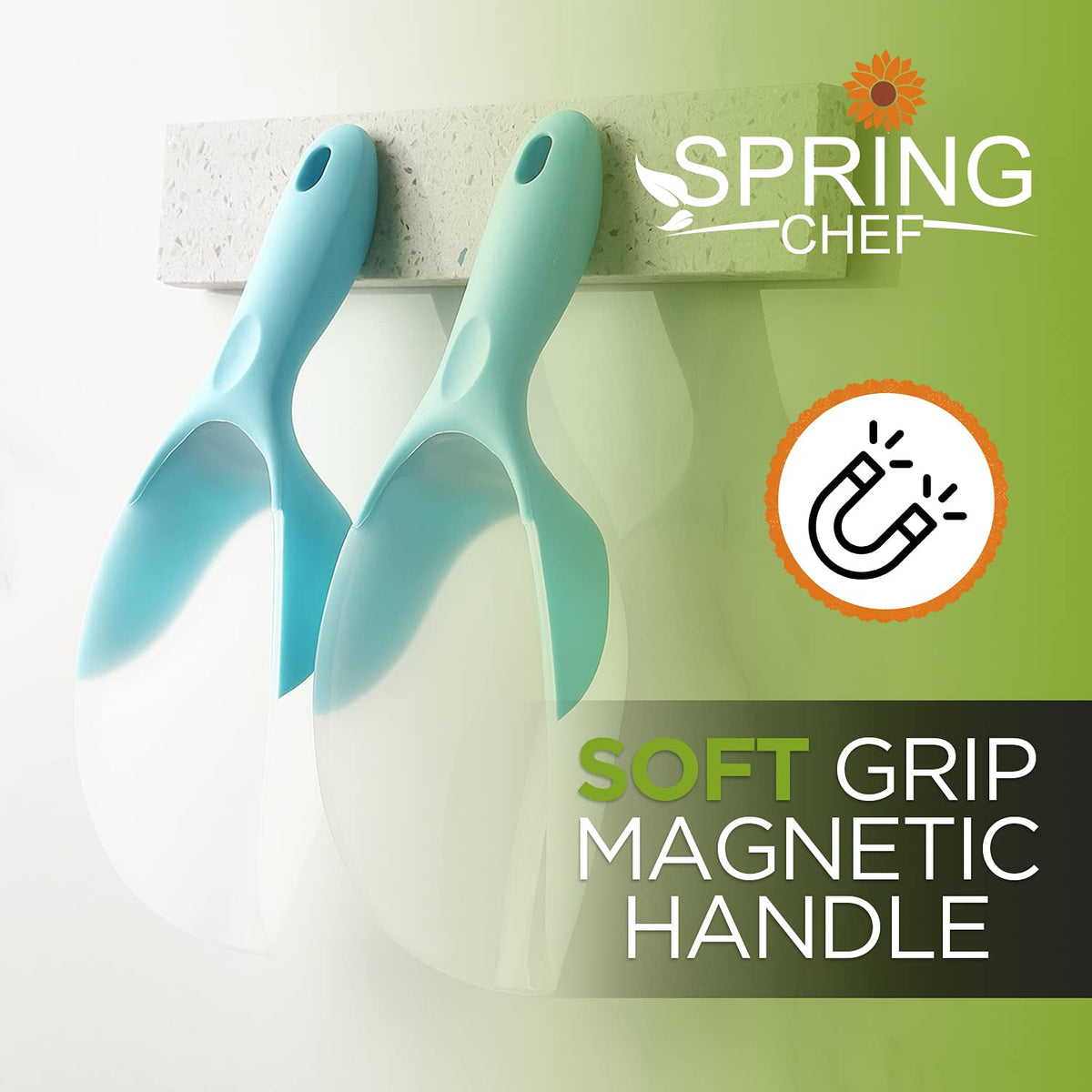 Magnetic Ice Scoop for Freezer (2 Count)