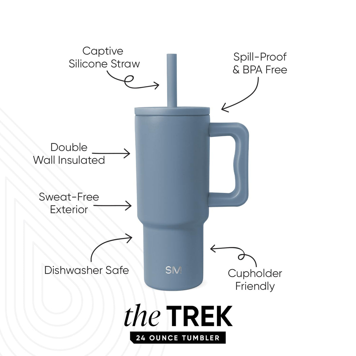 Kids Tumbler with Straw & Handle