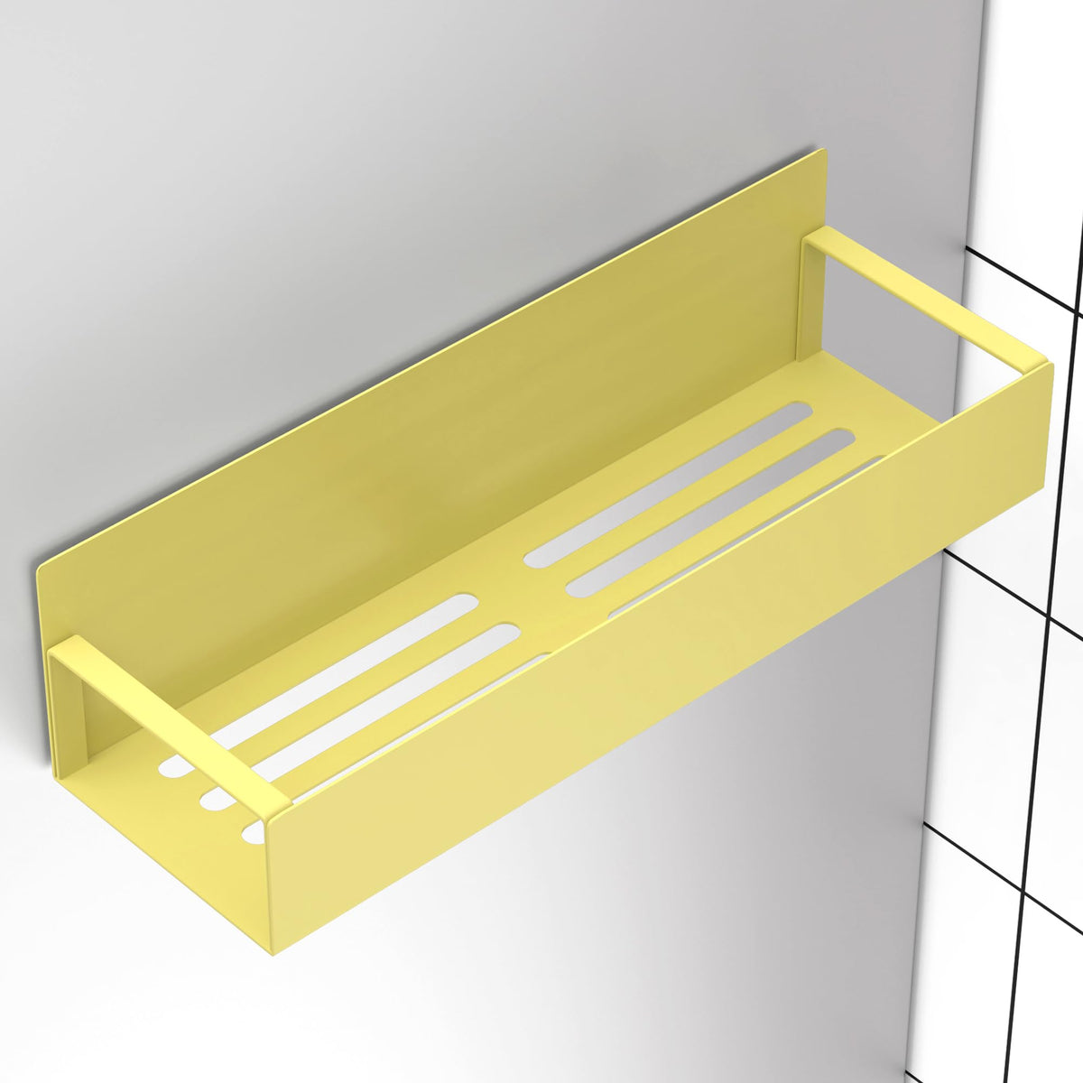 Metal Magnetic Spice Rack for Refrigerator Yellow (4 Count)