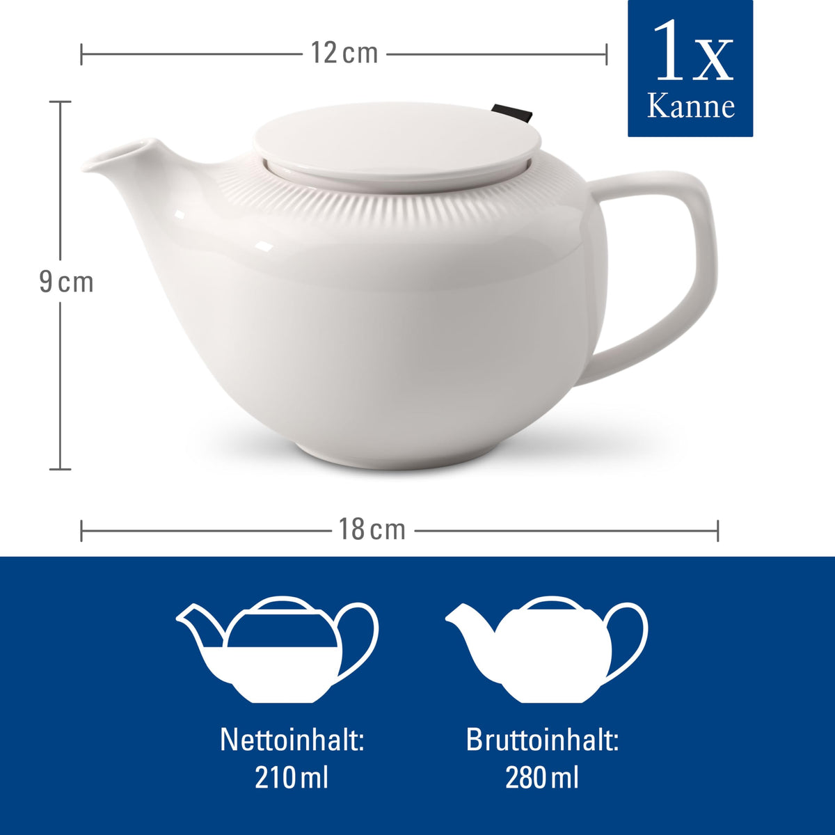 Afina Teapot with Filter