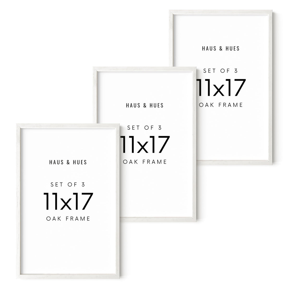 Standalone White Oak Frame Set of 3 (3 Count)