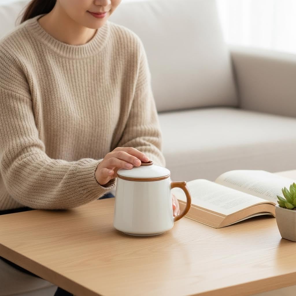 Ceramic tea cups