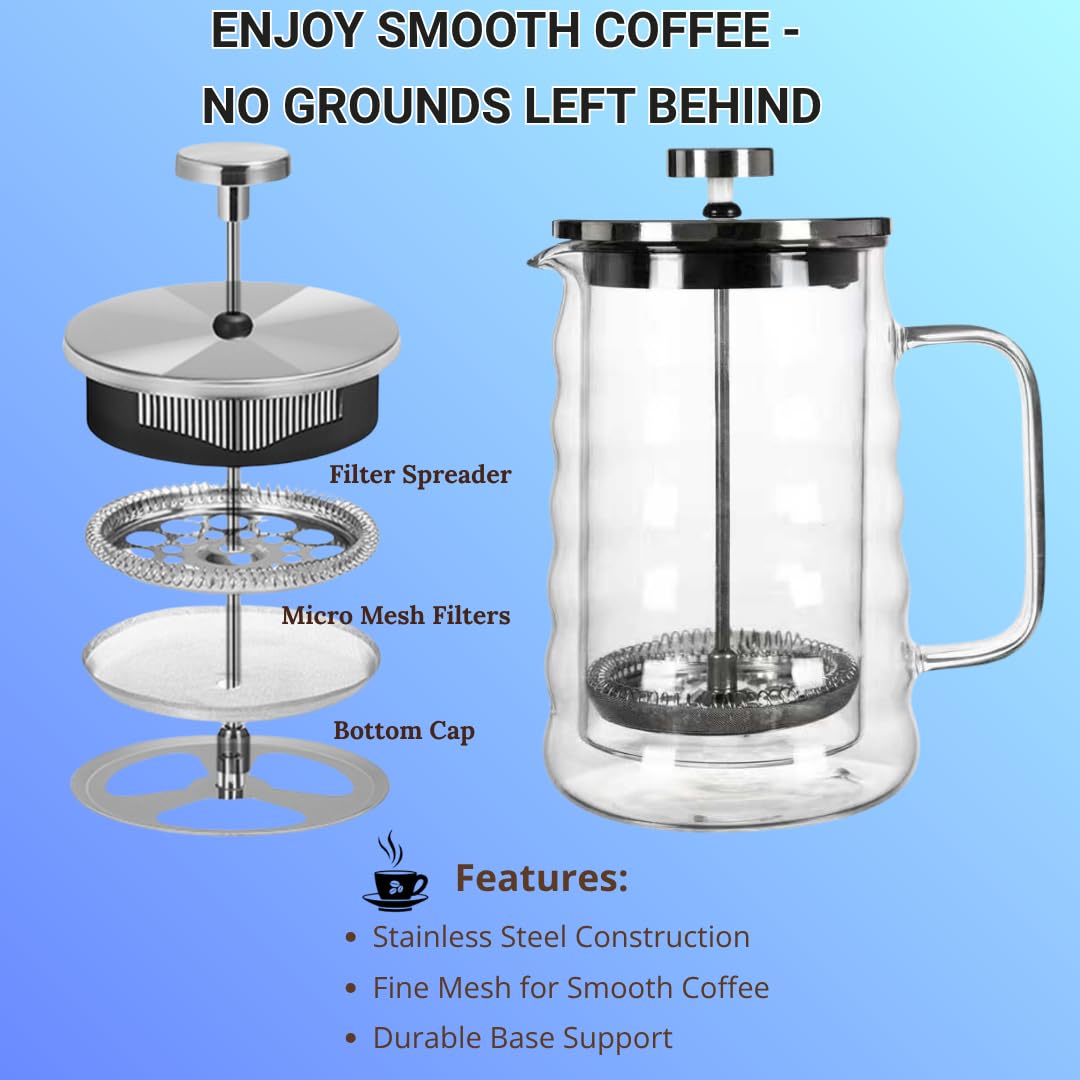 Glass French Press Coffee Maker