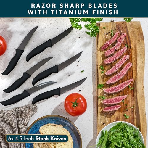 15 Piece Kitchen Knife Set (15 Count)