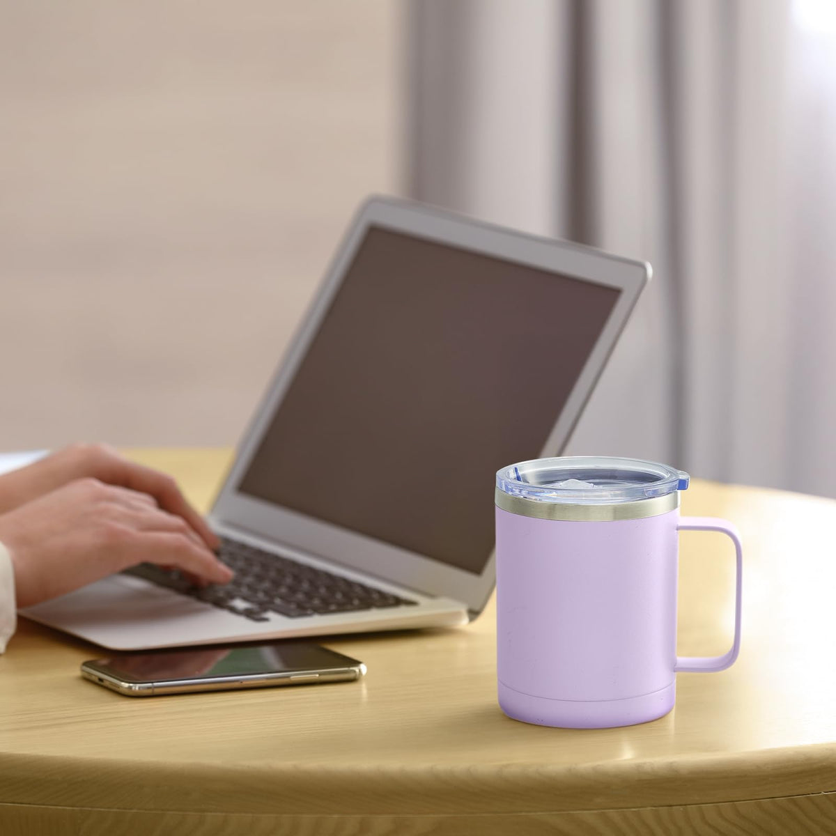 12oz Coffee Mug With Handle 2 Pack Bulk (2 Count)