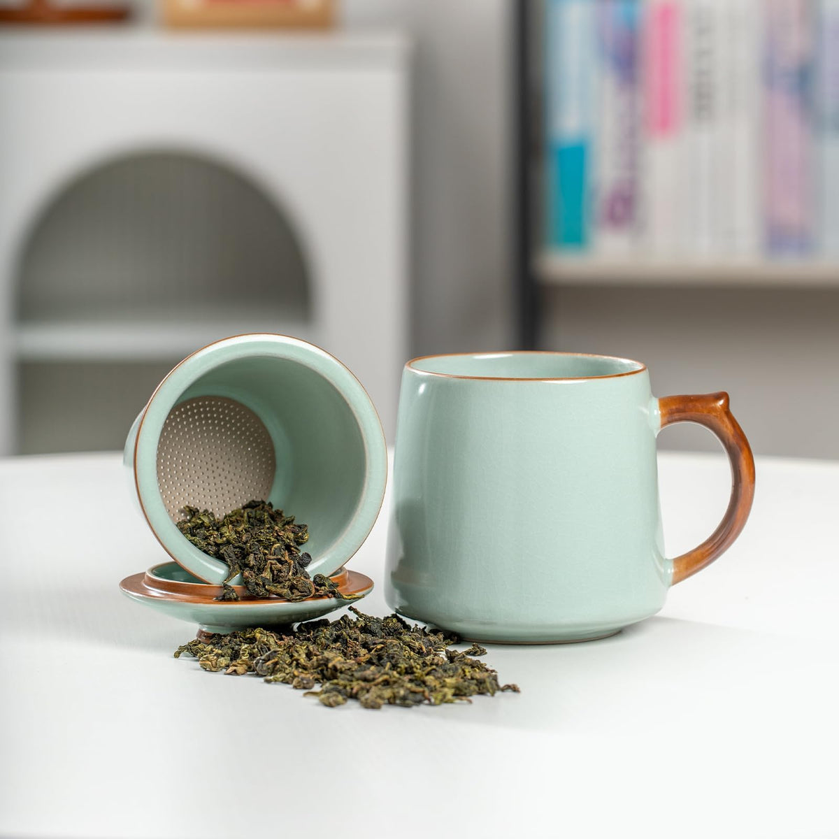 Ceramic tea cups