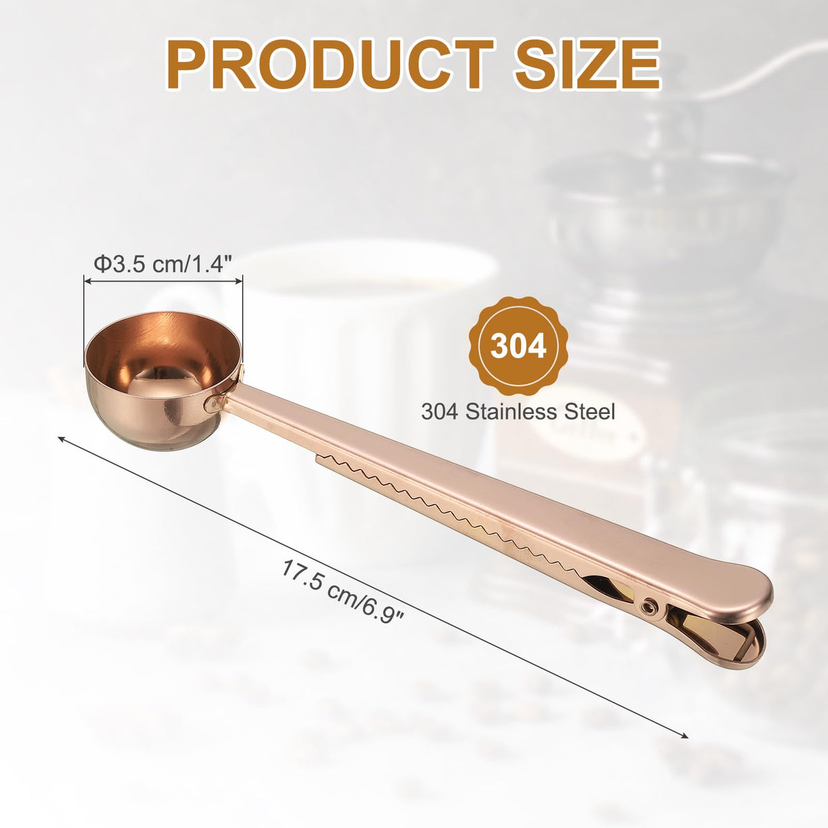 1 PCS Coffee Scoop with Clip