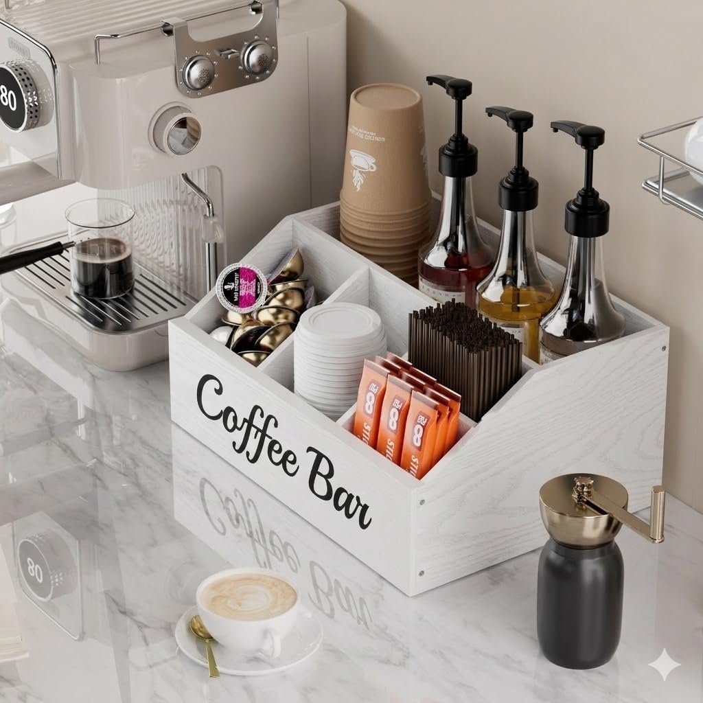 2 Pack Coffee Station Organizer for Countertop (2 Count)