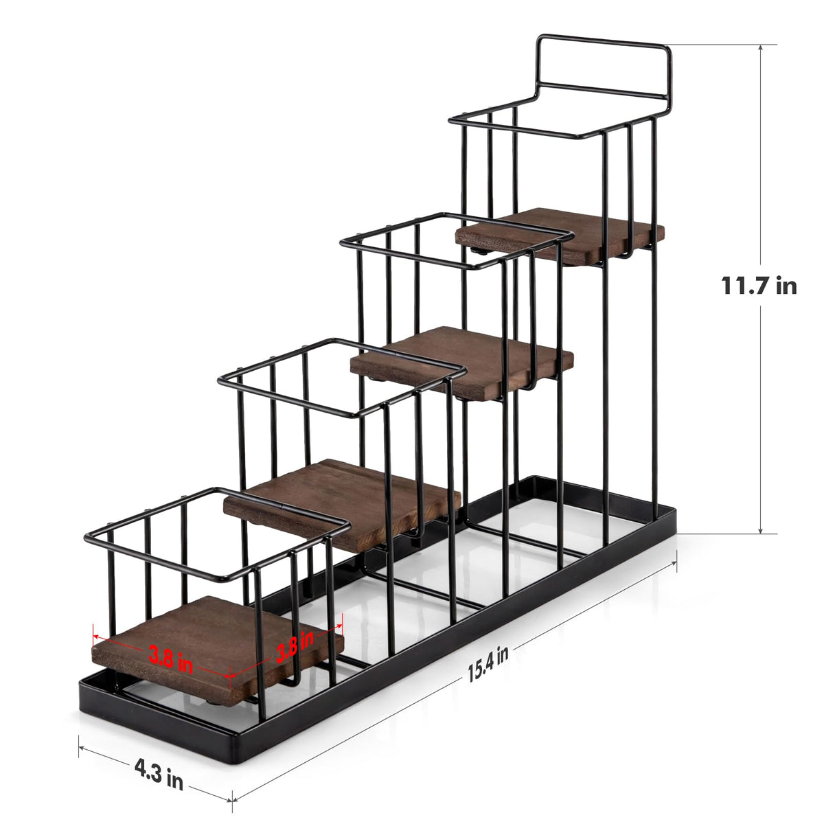 Coffee Syrup Rack Organizer