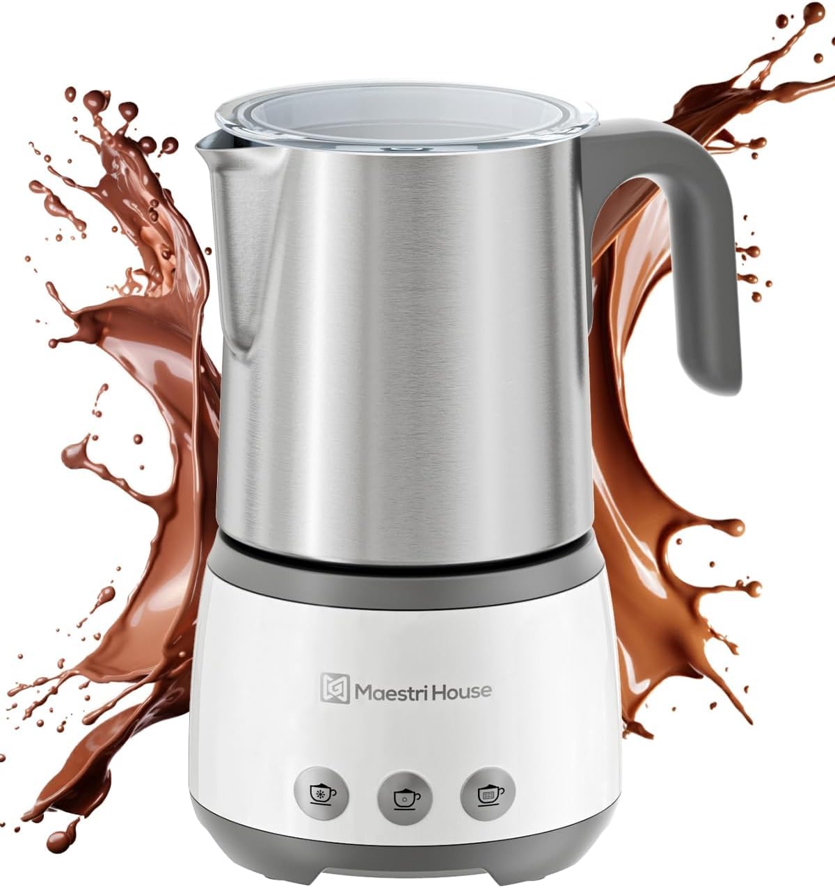 16.9OZ BasicFro 500 Electric Milk Steamer and Frother