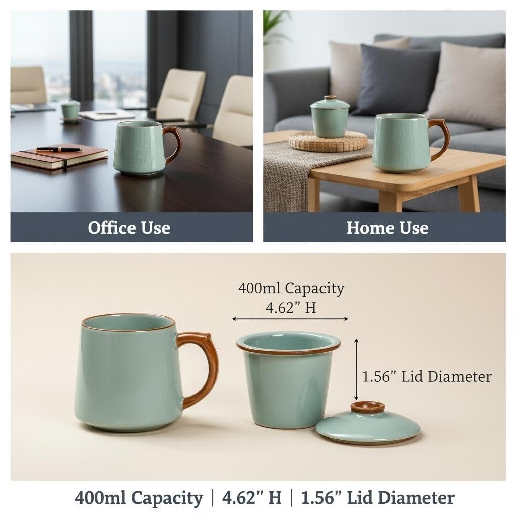 Ceramic tea cups