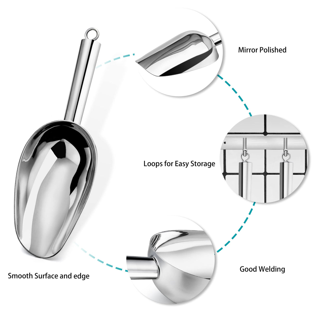 Ice Scoop for Freezer