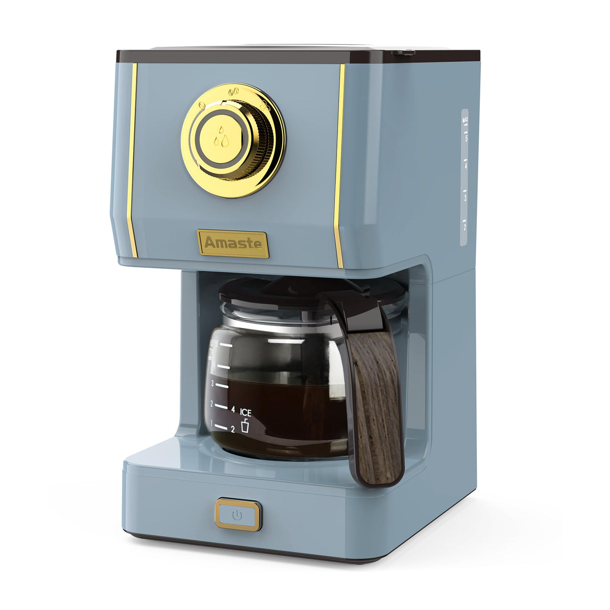 Coffee Maker 5 Cup Coffee Pot with Three Brewing Modes