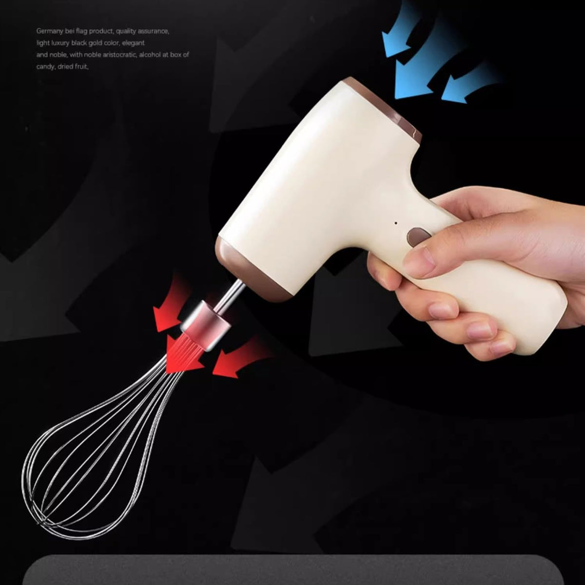 Egg Beater Cordless Electric Whisk Home Small Baking Cream Tool Handheld Mixer Kitchen Egg Beater Milk Frother