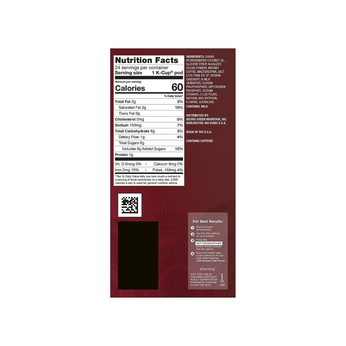 Café Mocha 24 Count (96 Count)