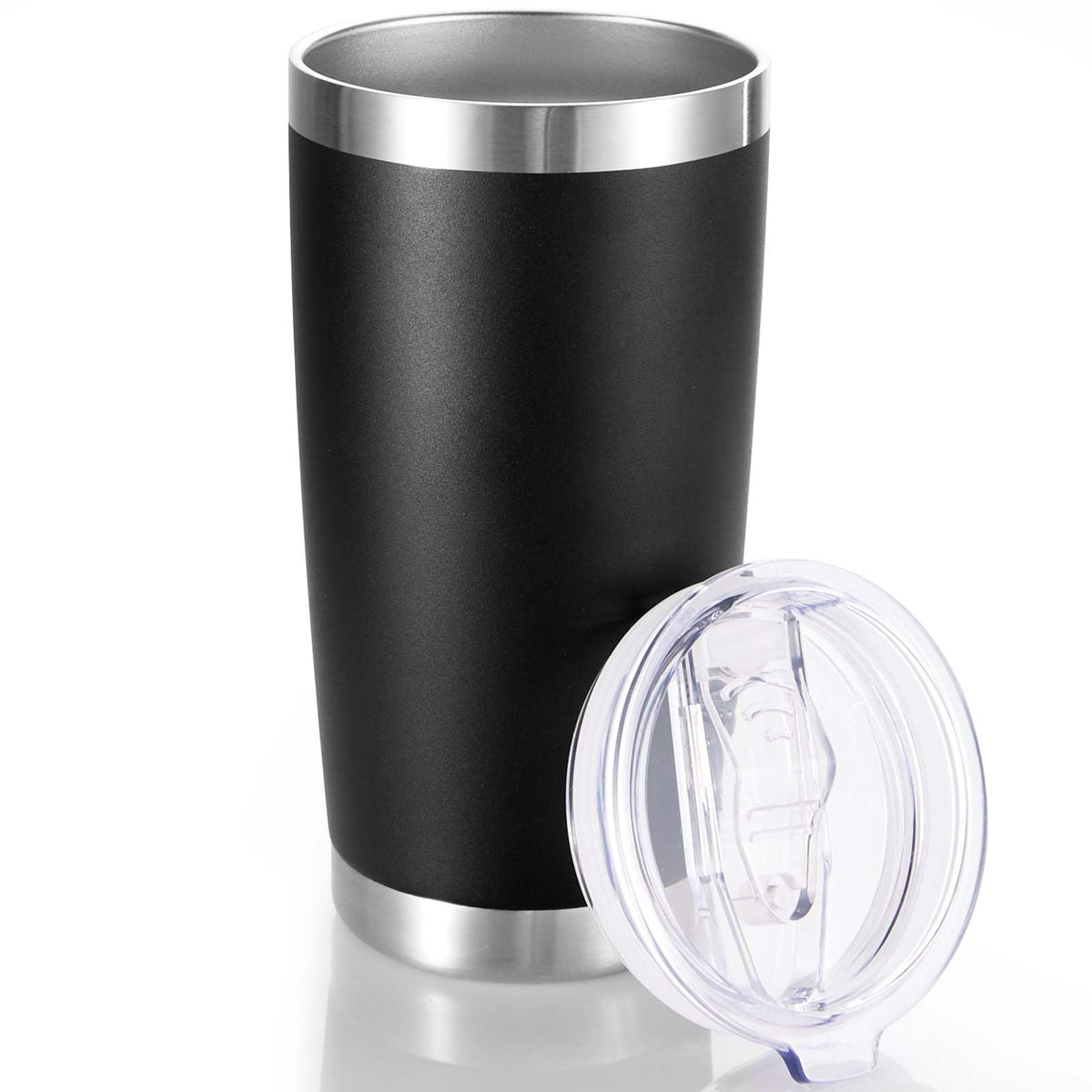 20 oz Tumbler Stainless Steel Tumblers with Lid Double Wall Vacuum Insulated Coffee Mug 20oz Powder Coated Cup for Hot and Cold Drinks