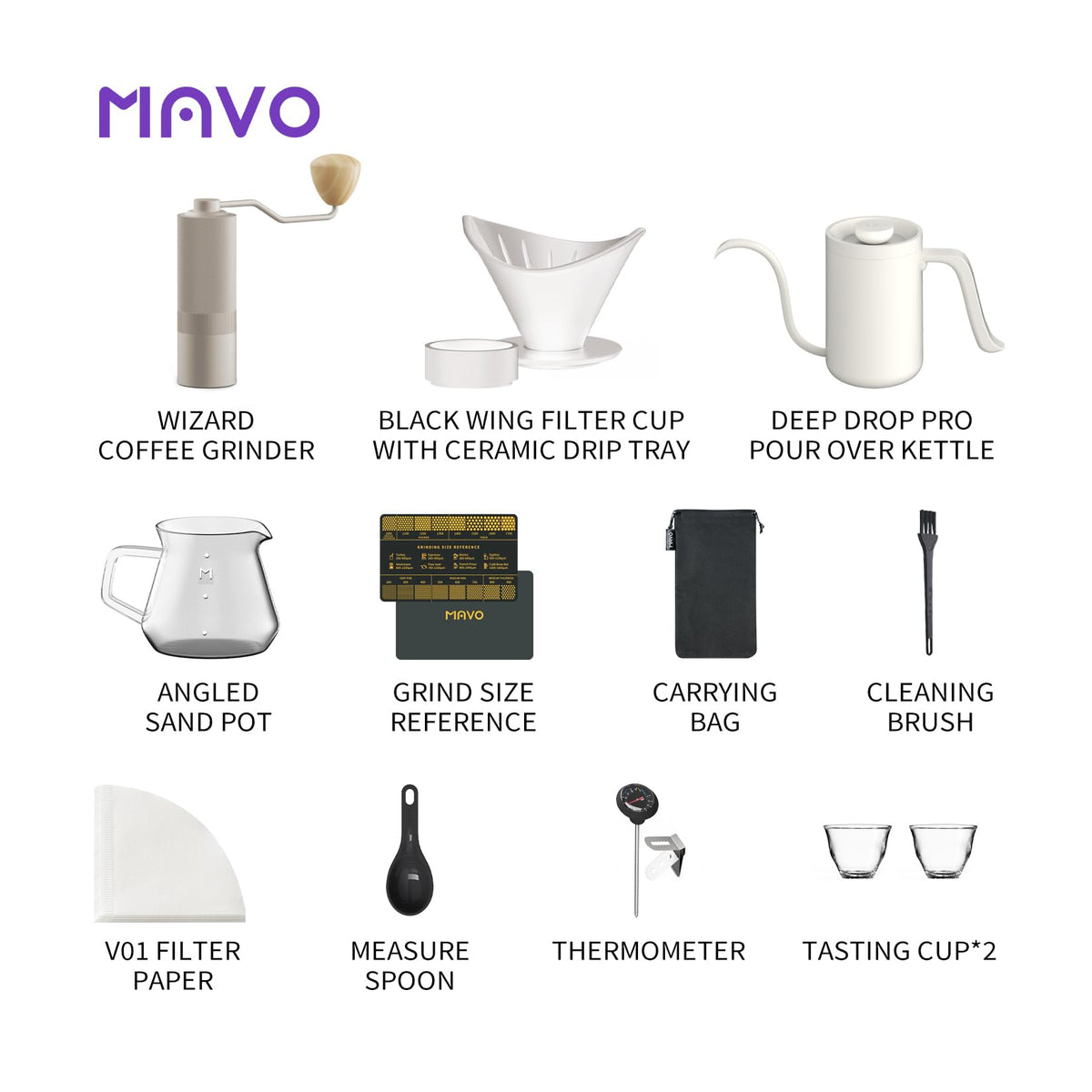 Pour Over Coffee Maker Set