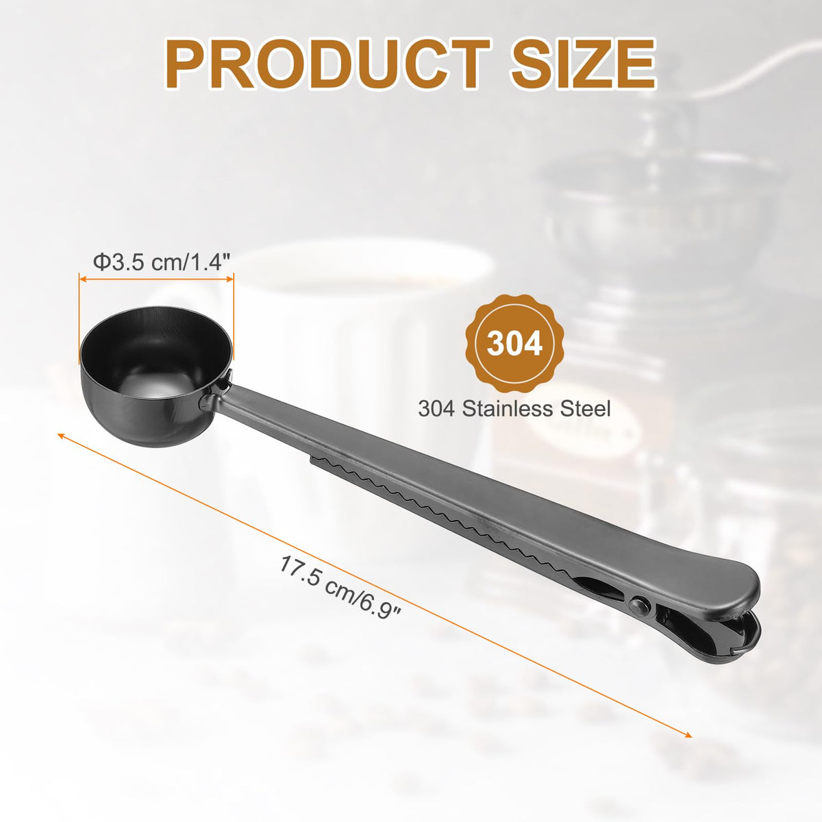 1 PCS Coffee Scoop with Clip