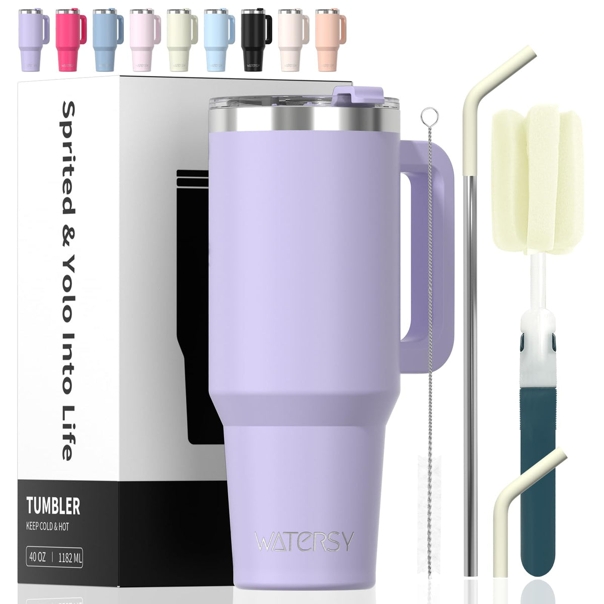 40 oz Tumbler with Handle