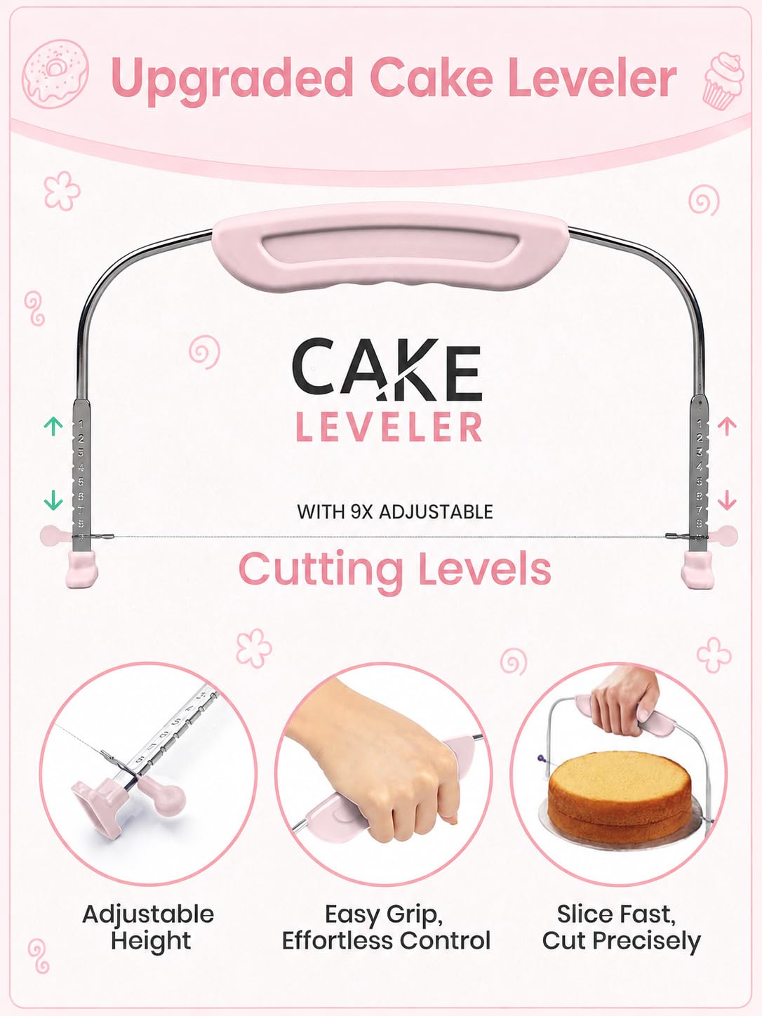 90PCs Cake Decorating Kit with Leveler