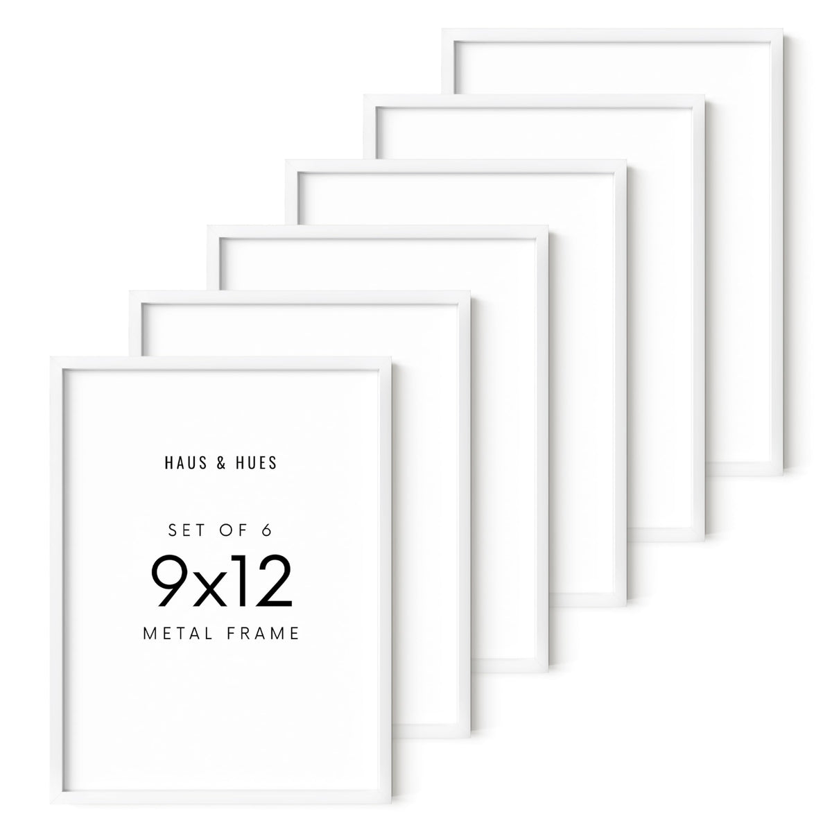 9x12 White Metal Picture Frames
