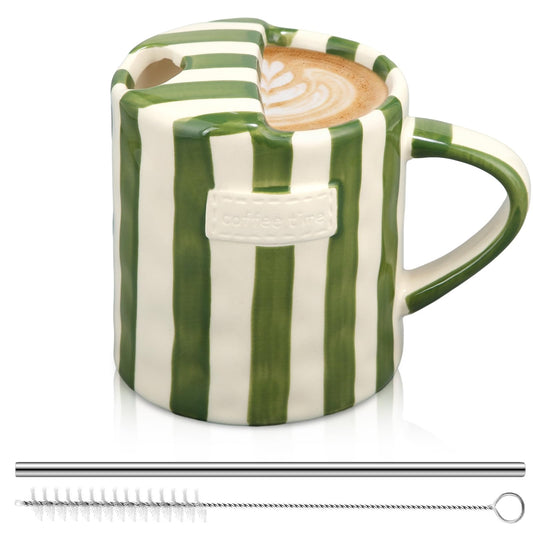 1 Pack Ceramic Mug with Sip Hole