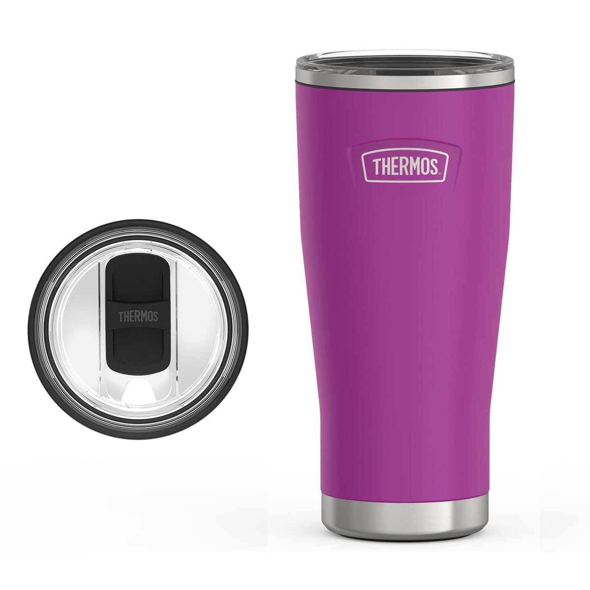 Icon Series 24oz Stainless Steel Tumbler with Slide Lock Lid