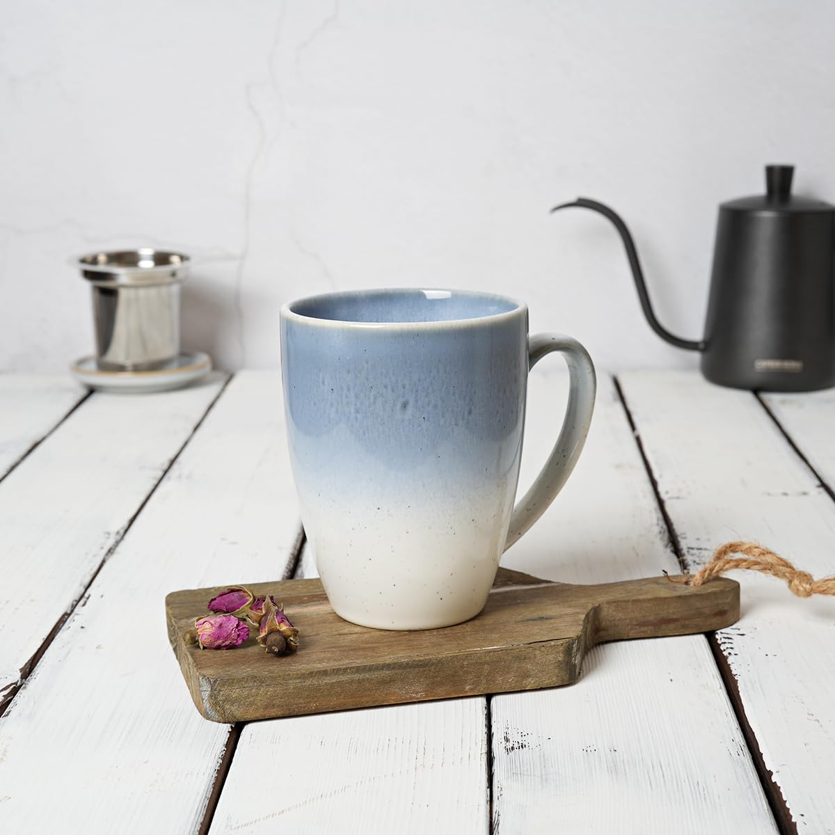Ceramic Tea Cup with Infuser and Lid