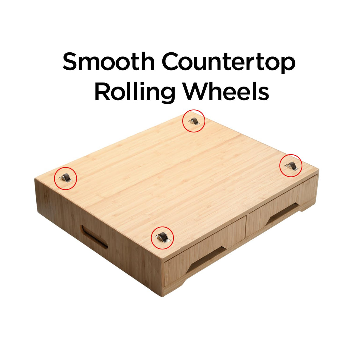 Bamboo Drawer & Large Sliding Tray for K