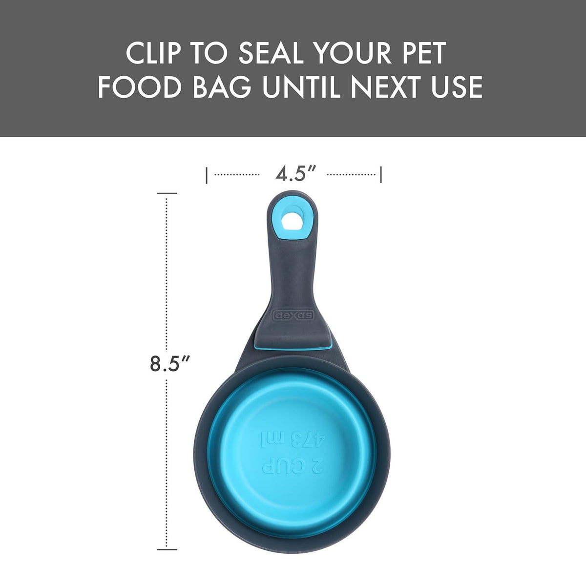 Popware for Pets Collapsible Klip Scoop