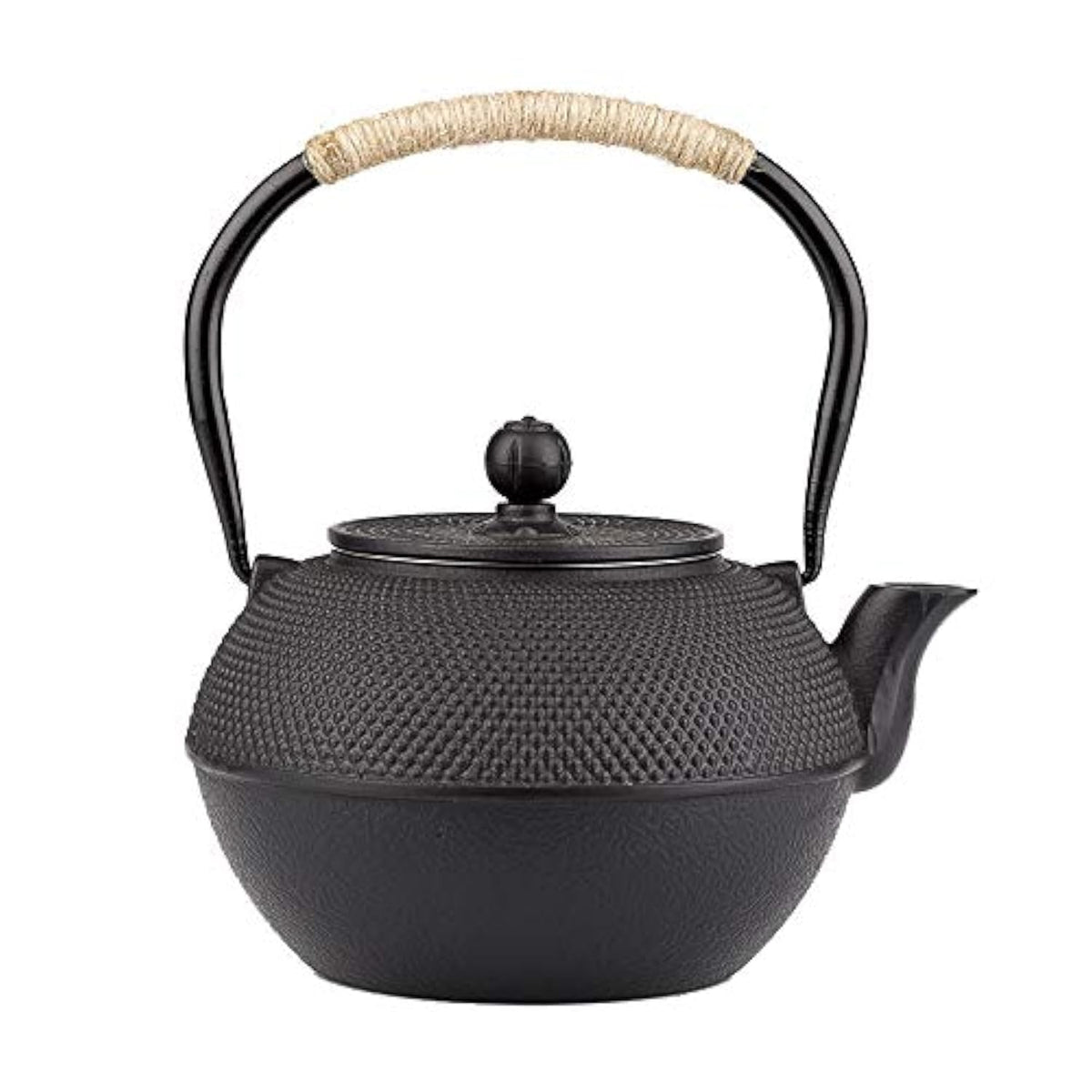 Black Cast Iron Teapot