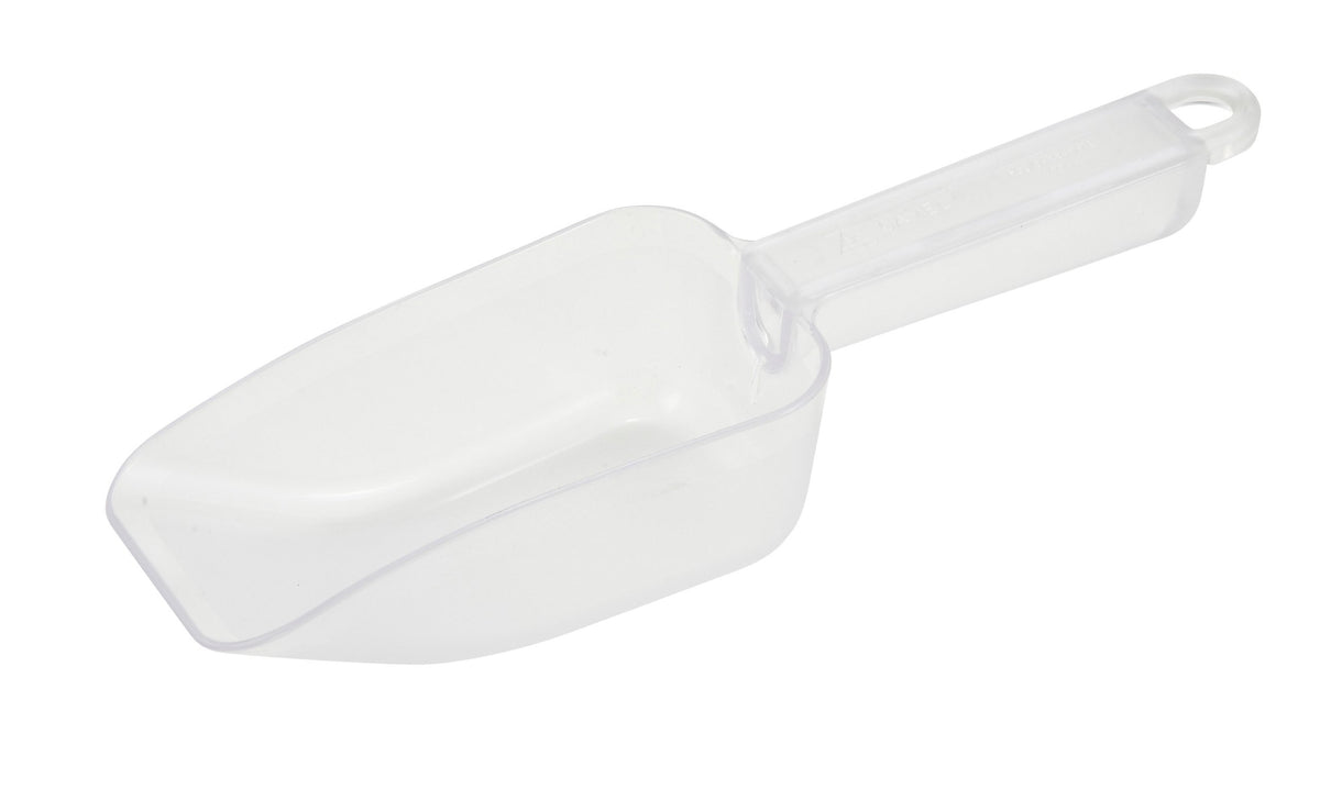 10 oz White Plastic Commercial Scoop