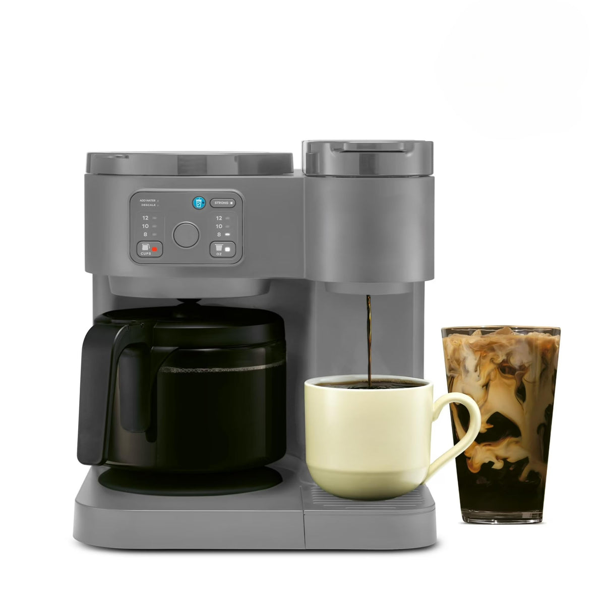 K Duo Essentials Coffee Maker for Hot and Iced Drinks