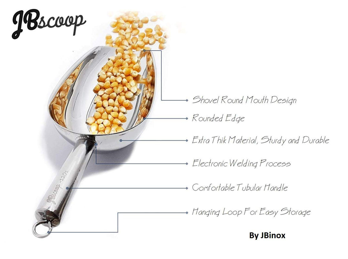 Stainless Steel Ice Scoop (6 Ounce)