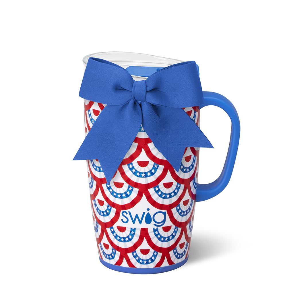 18oz Insulated Travel Mug with Handle & Lid