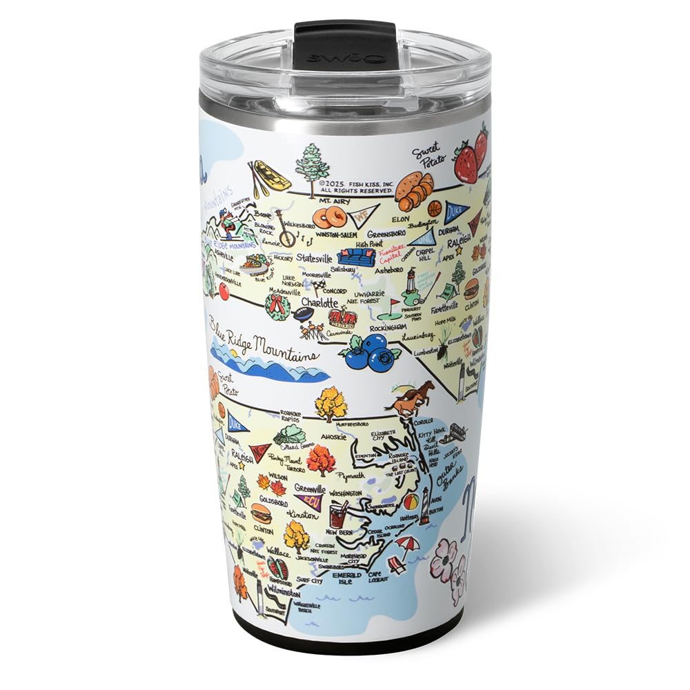 22oz Insulated Travel Mug with Handle & Lid