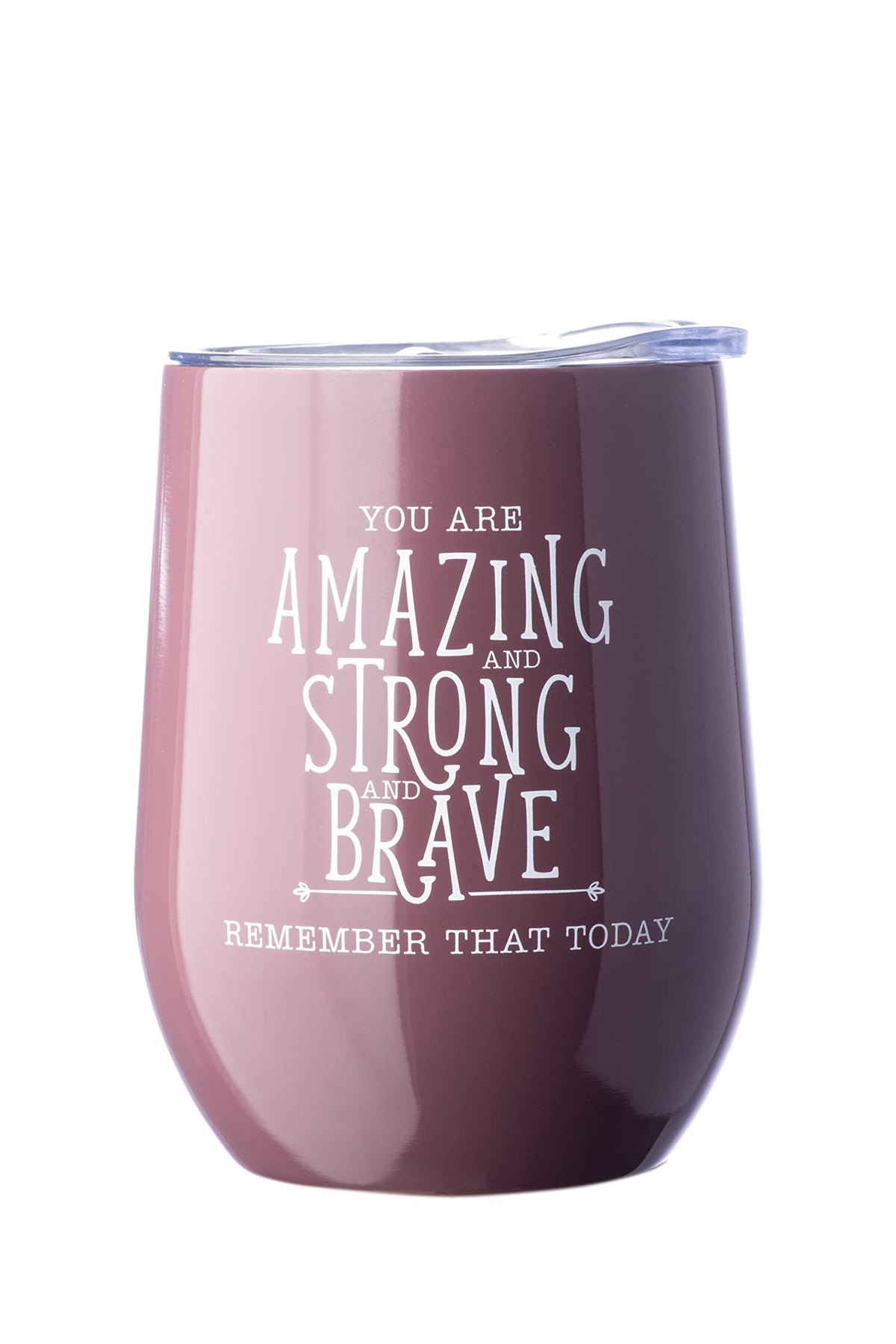 Insulated Wine Tumbler Cup with Lid 12 oz