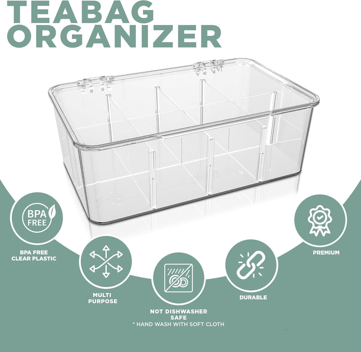 Tea Bag Organizer (6 Count)