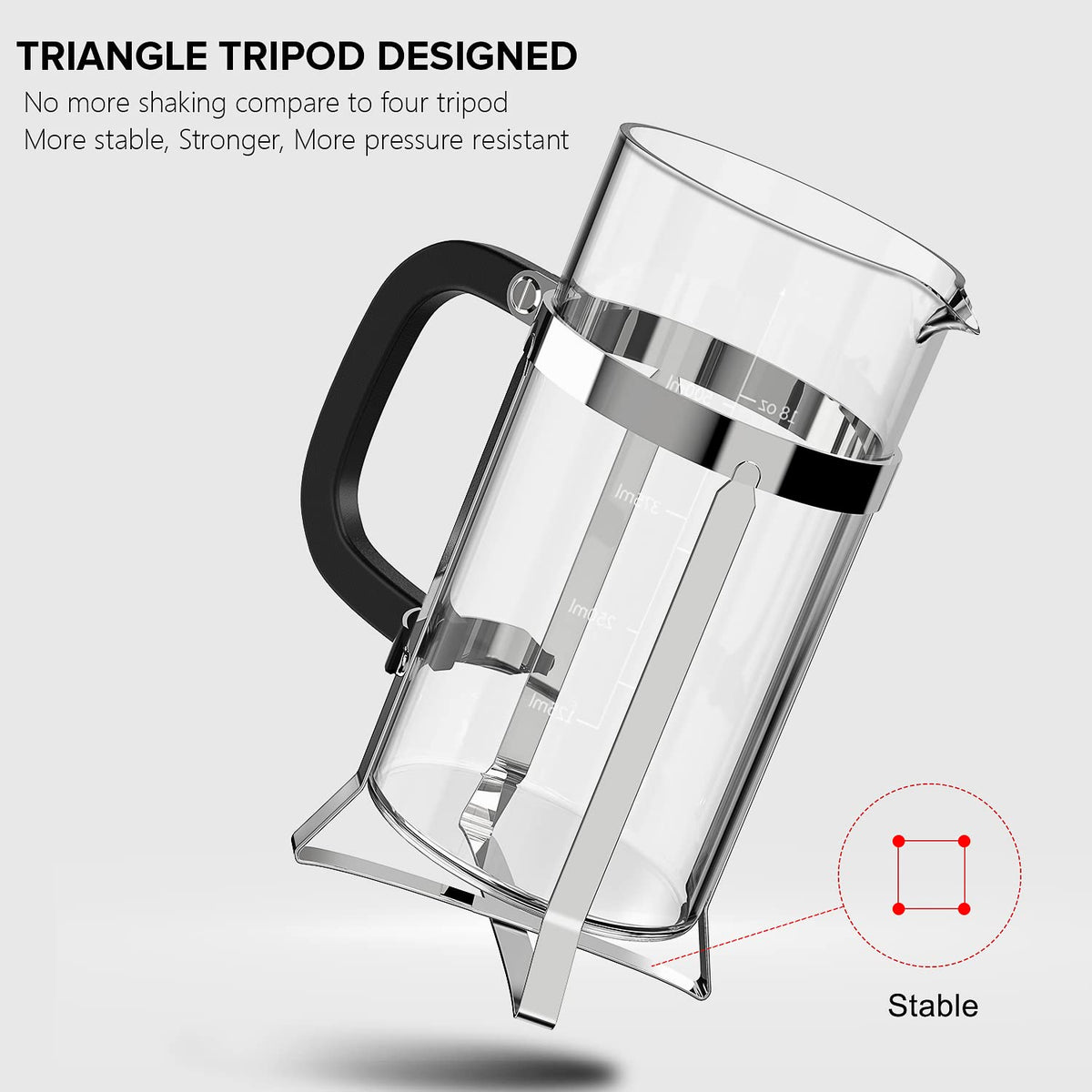 French Press Coffee Maker 21oz