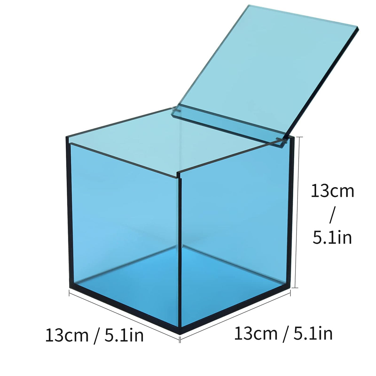Coffee Capsule Storage Box Coffee Pod Holder Organizers Accessories Anti Dust Durable Clear Acrylic Box for House and Office Use