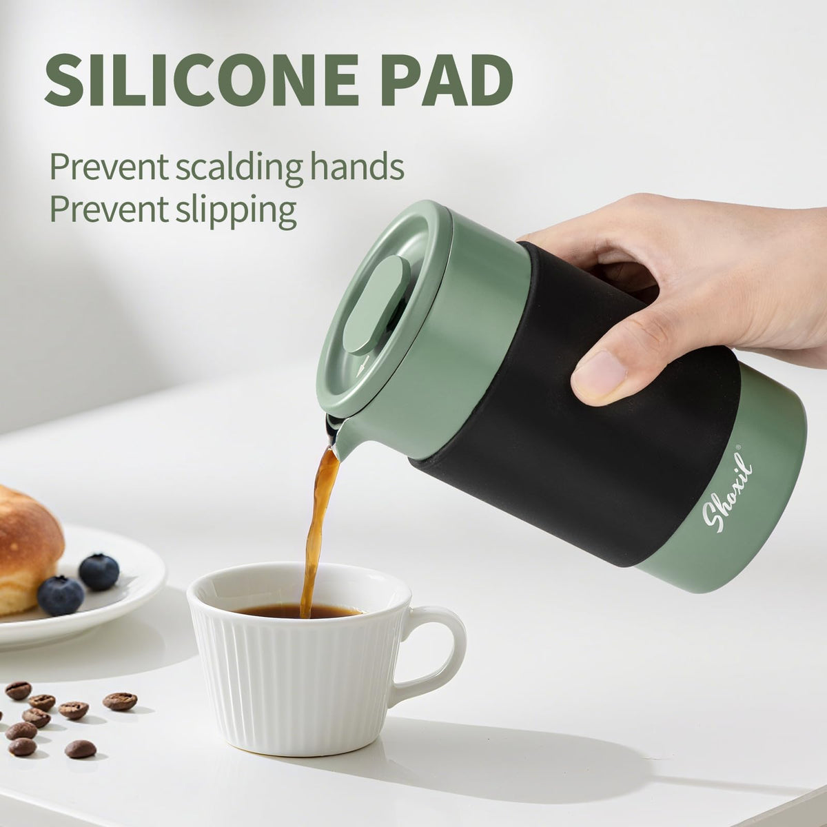 French Press 350ml Stainless Steel Coffee Press