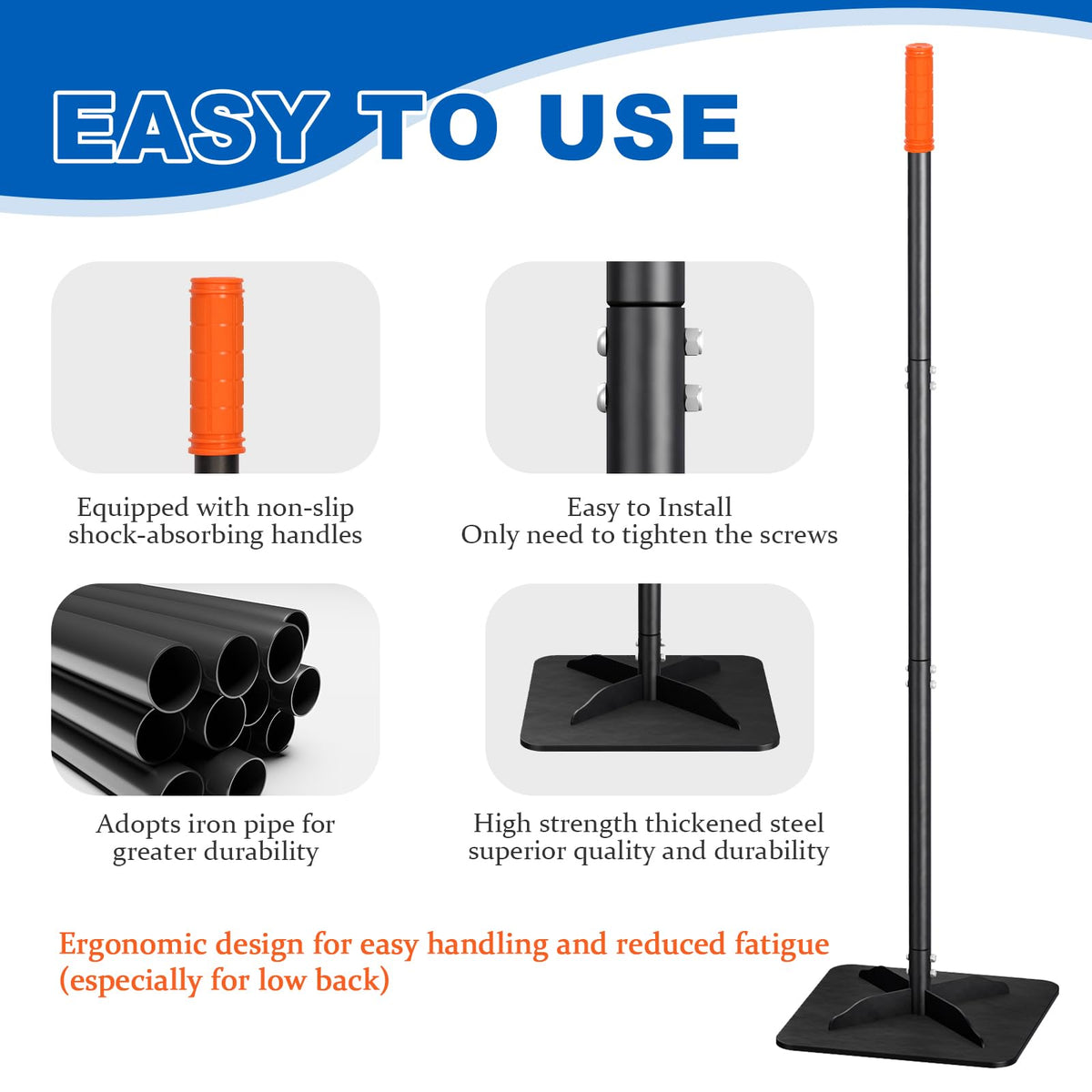 Steel Tamper Tool 10 * 10 Inch
