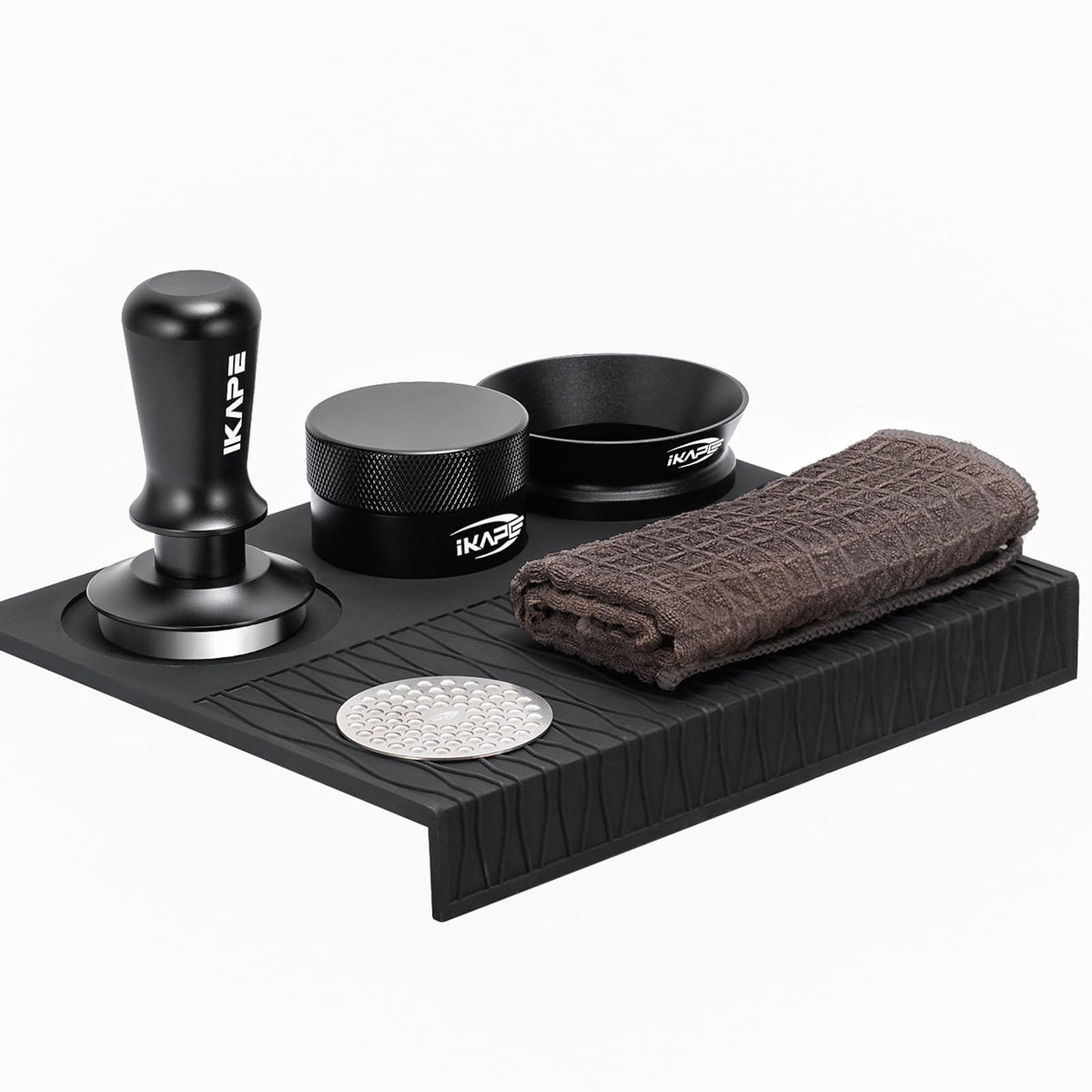 51MM Coffee Tamper Set Black 6 IN 1