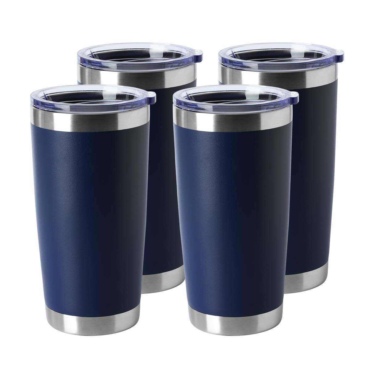 20oz Stainless Steel Tumblers Bulk (4 Count)