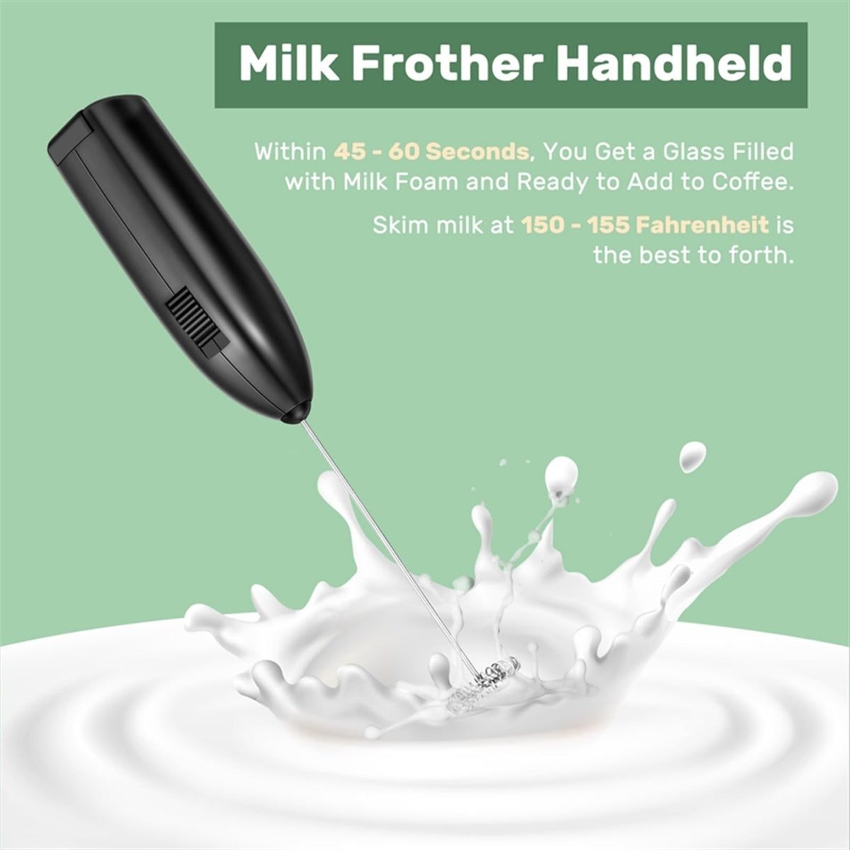 AD Milk Frother Handheld