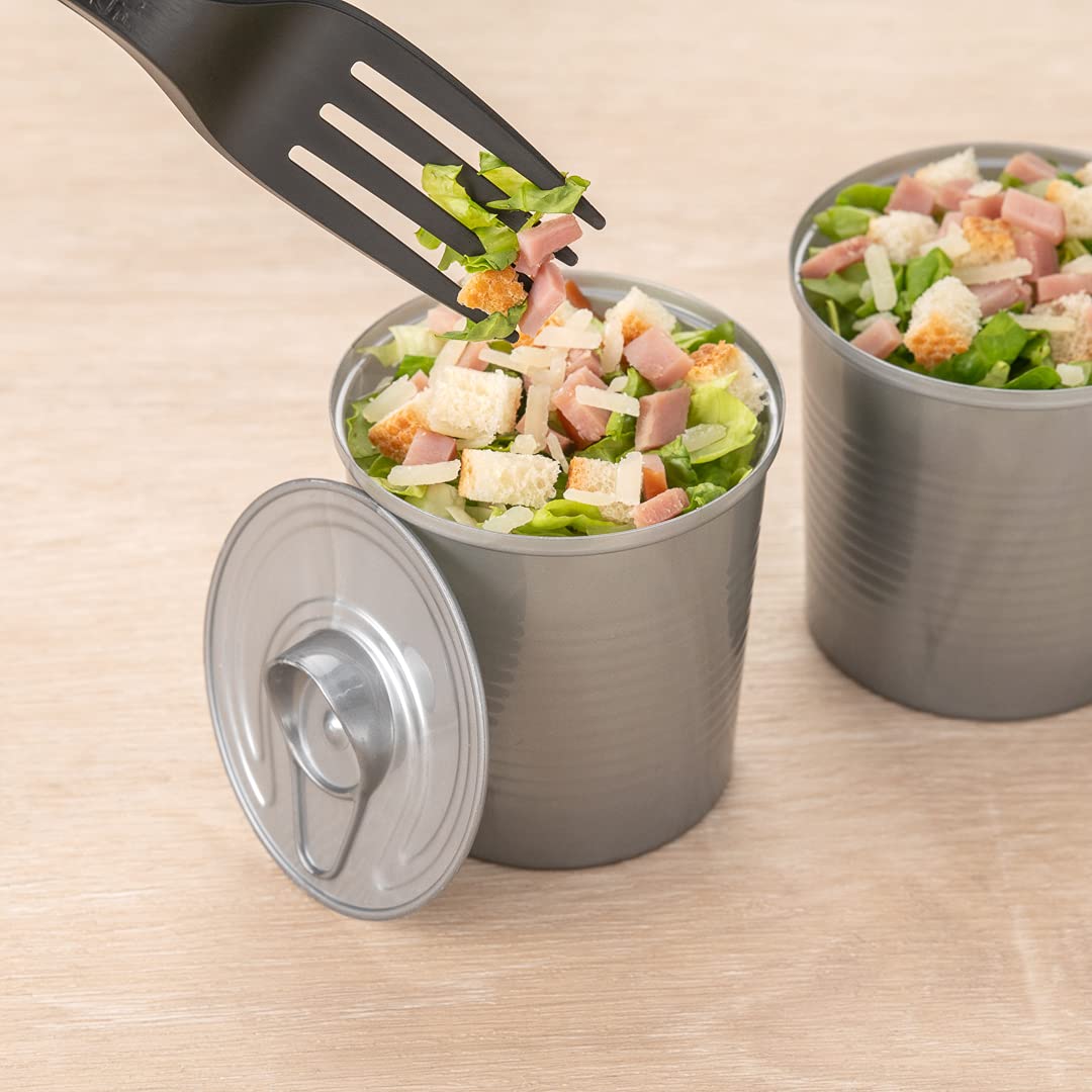 Plastic Canisters with Lid (20 Count)