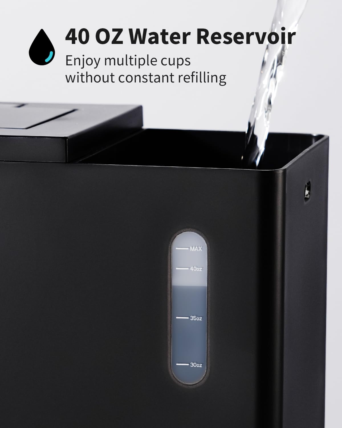 Hot & Iced Single Serve Coffee Maker for K Cup & Grounds
