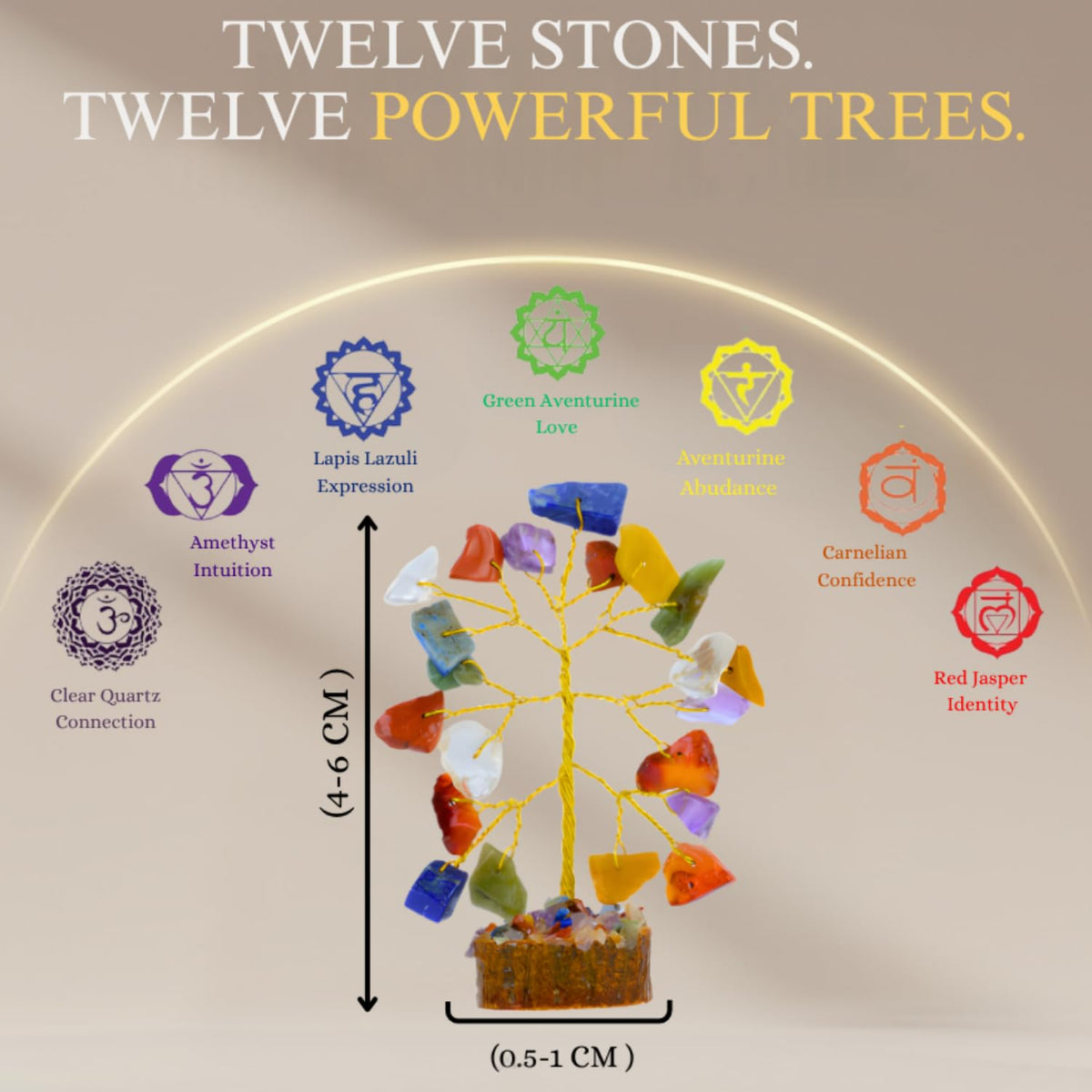 Crystal Tree Set of 12 Unique Birthday Gifts for Women