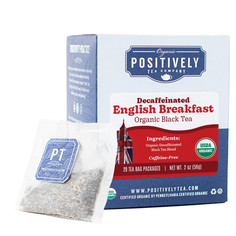 Decaf English Breakfast Black Tea Bags (20 Ounce)